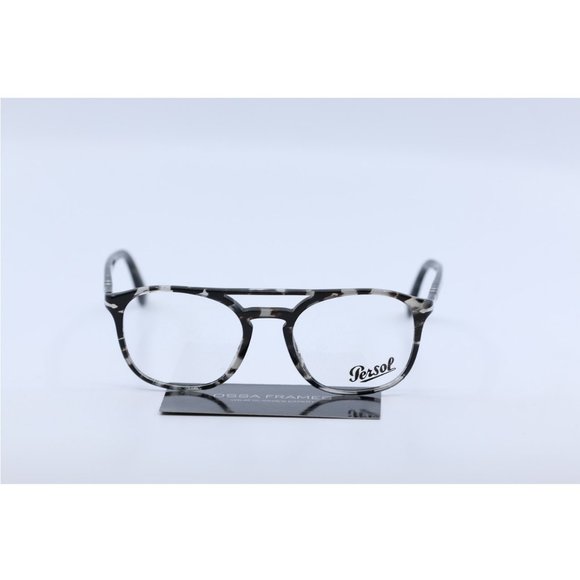 💯 NEW PERSOL PO3175V 9057 TORTOISE GREY EYEGLASSES - Picture 2 of 12